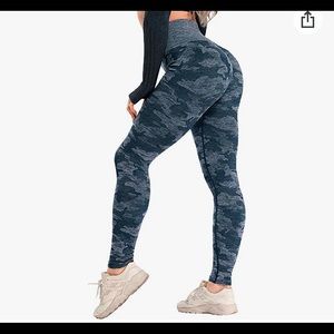 🆕 Seamless Scrunch Camo legging gymshark dupe